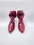 Anonymous Copenhagen hicha 40 stiletto crinkled soft calf & suede Pomegranate